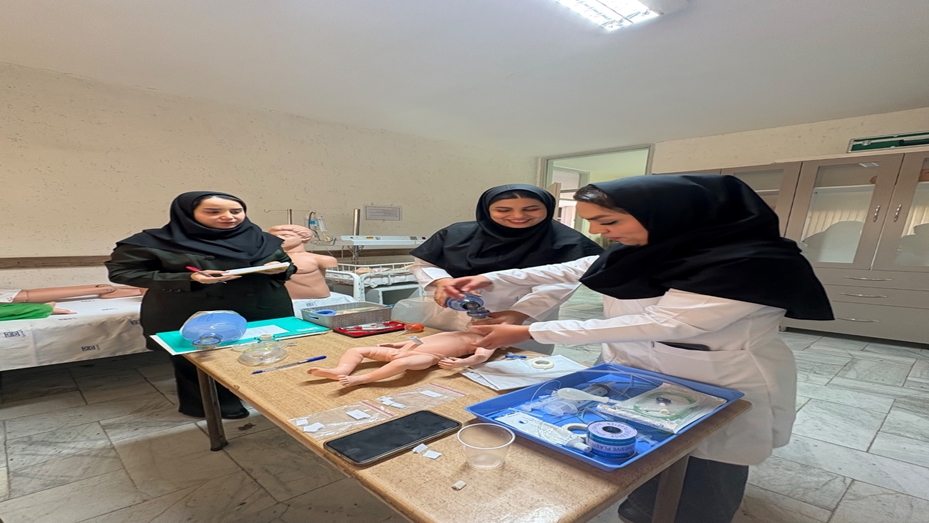 برگزاری آزمون آسکی مهارتهای پرستاری کودکان گروه کارشناسی ارشد کودکان در مرکز مهارت های بالینی